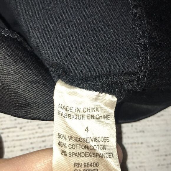 Theory Maryanka Black Shift Dress Cap Sleeves - Picture 8 of 8